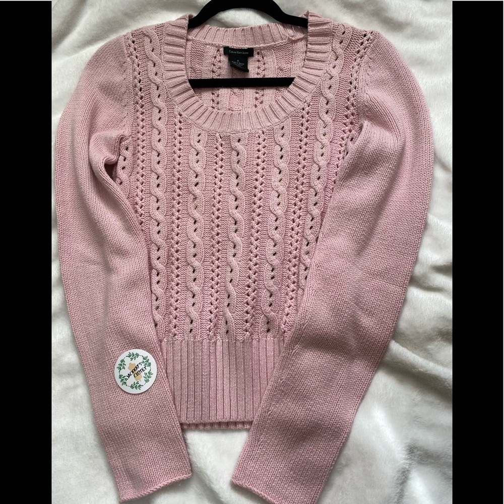 Calvin Klein Knit Sweater Jrs SZ M